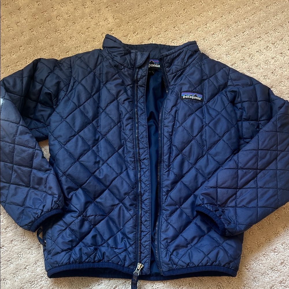 Patagonia Kids Blue nano puff  Jacket RN51884